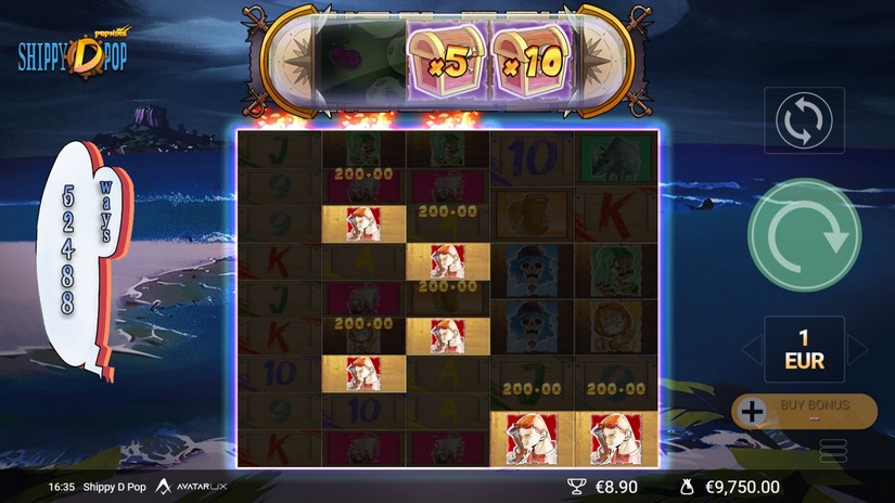 Shippy D Pop slot screen 5