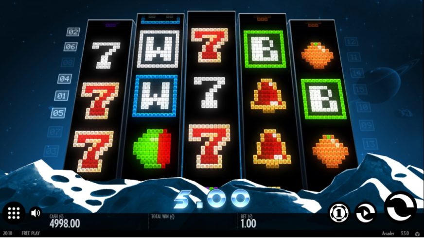 Arcader slot screen 3