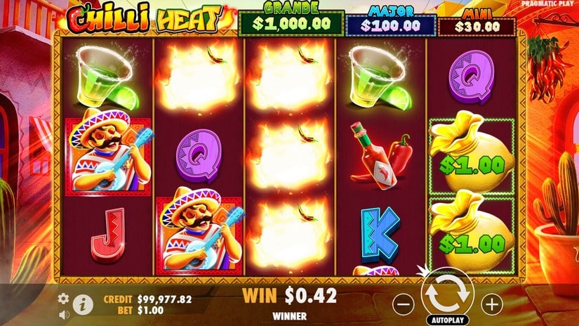 Chilli Heat slot screen 3