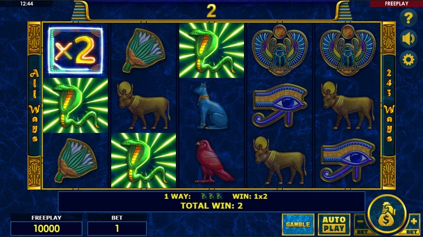Enchanted Cleopatra slot screen 3