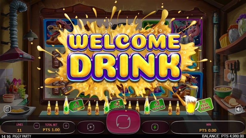 Piggy Party slot screen 3