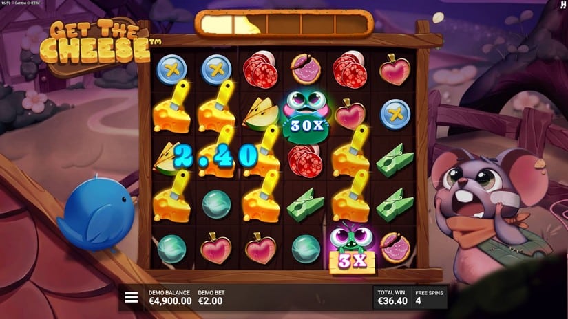 Get The Cheese slot screen 4