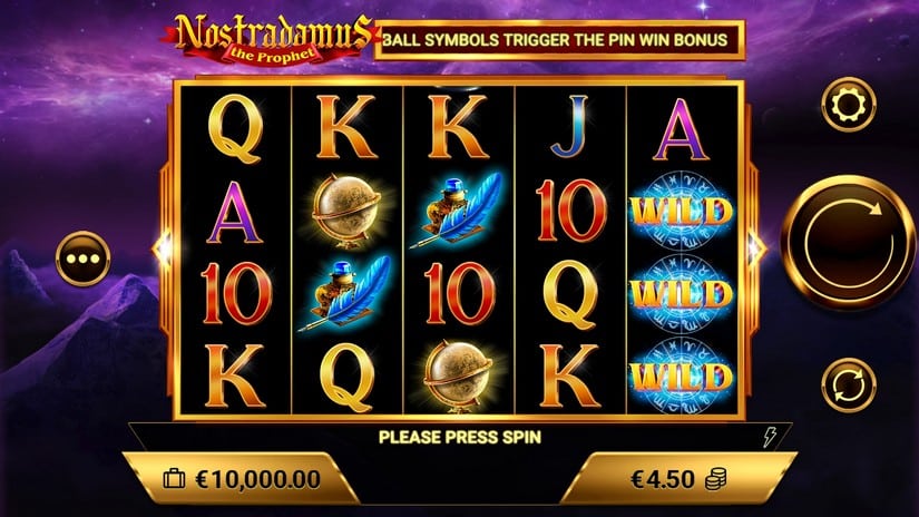 Nostradamus: The Prophet slot screen 1