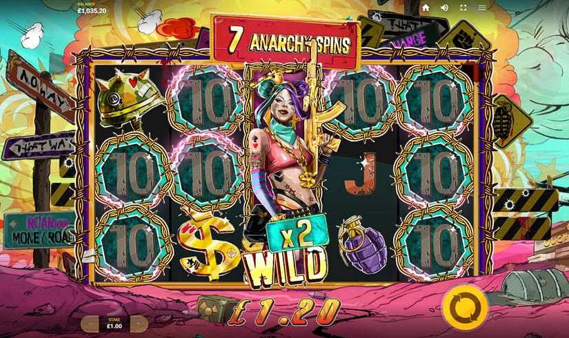 Mayhem slot screen 4