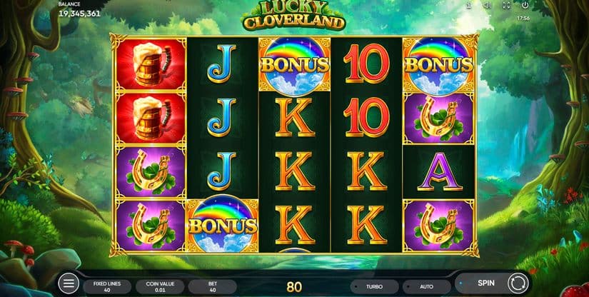 Lucky Cloverland slot screen 2