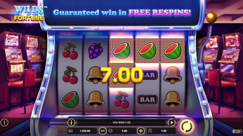 Wilds of Fortune slot screen 2