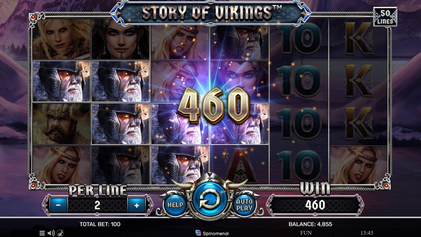 Story Of Vikings slot screen 4