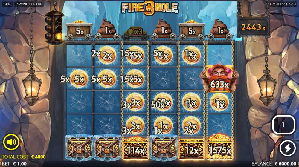 Fire in the Hole 3 free slot