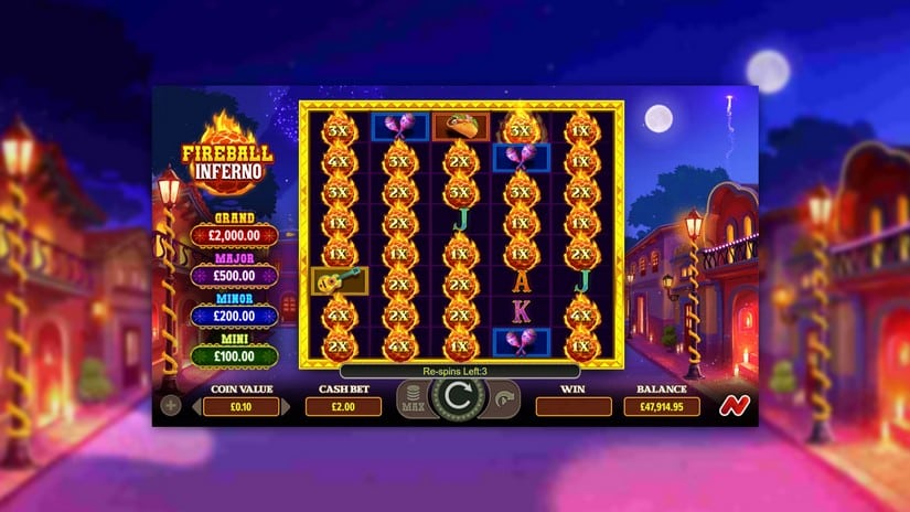 Fireball Inferno slot screen 7
