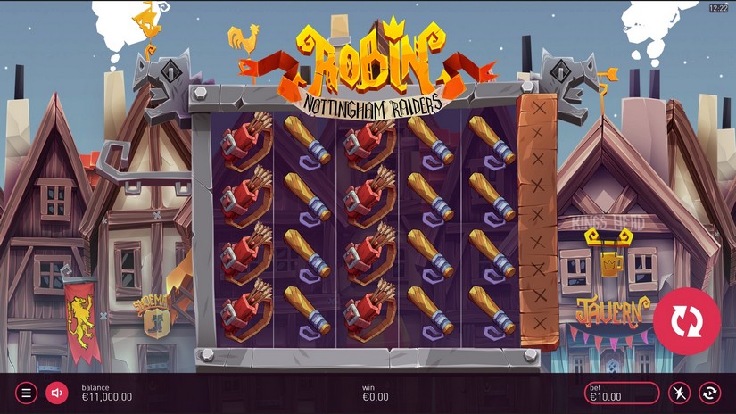 Robin – Nottingham Raiders slot screen 1