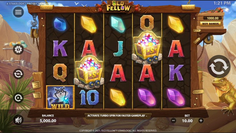 Old Fellow slot screen 1