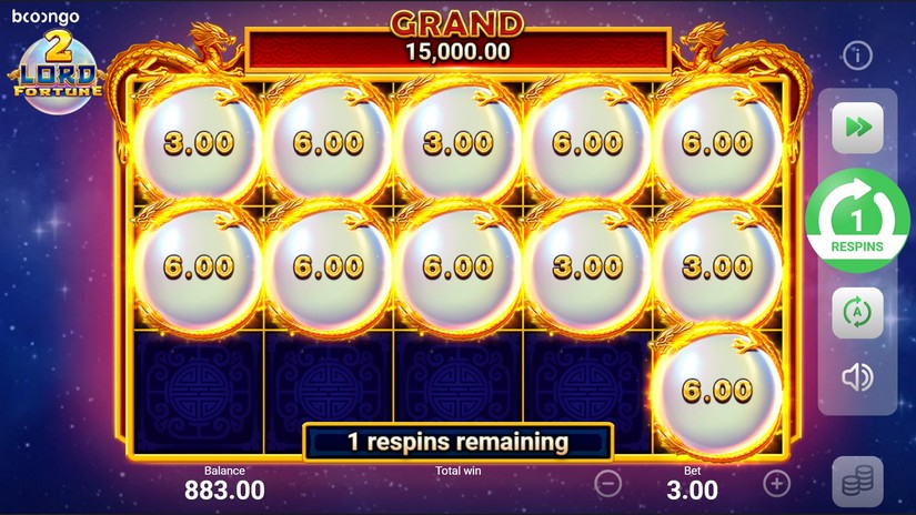 Lord Fortune 2 Hold and Win slot screen 7