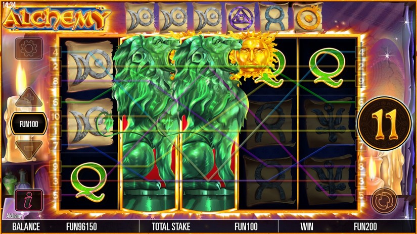 Alchemy slot screen 5