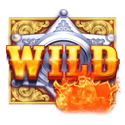 Wild Symbol of Wild West Gold Blazing Bounty Slot