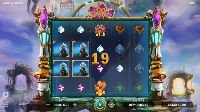 Wild Overlords slot screen 4