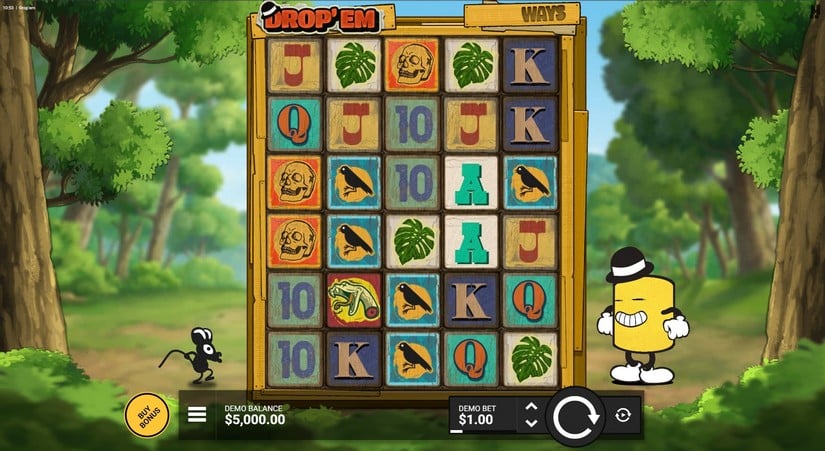 Drop ‘Em slot screen 1