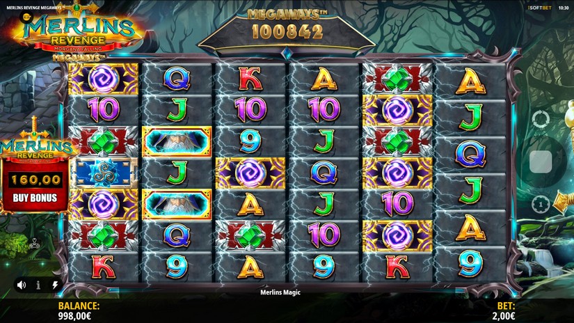 Merlin’s Revenge Megaways slot screen 3