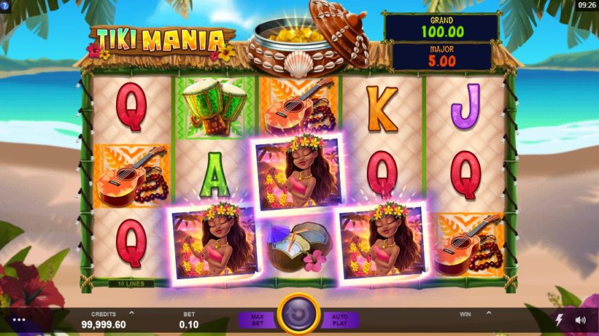 Tiki Mania slot screen 3