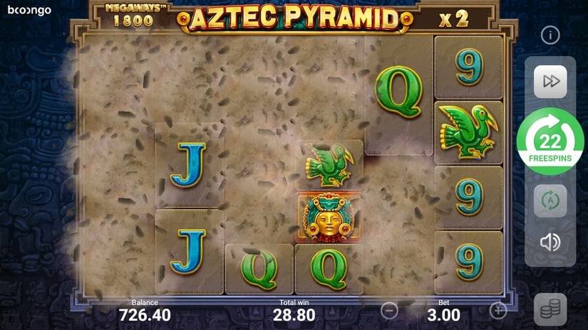 Aztec Pyramid Megaways slot screen 4