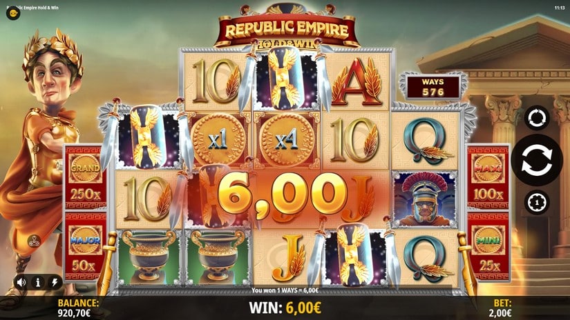 Republic Empire: Hold & Win slot screen 4