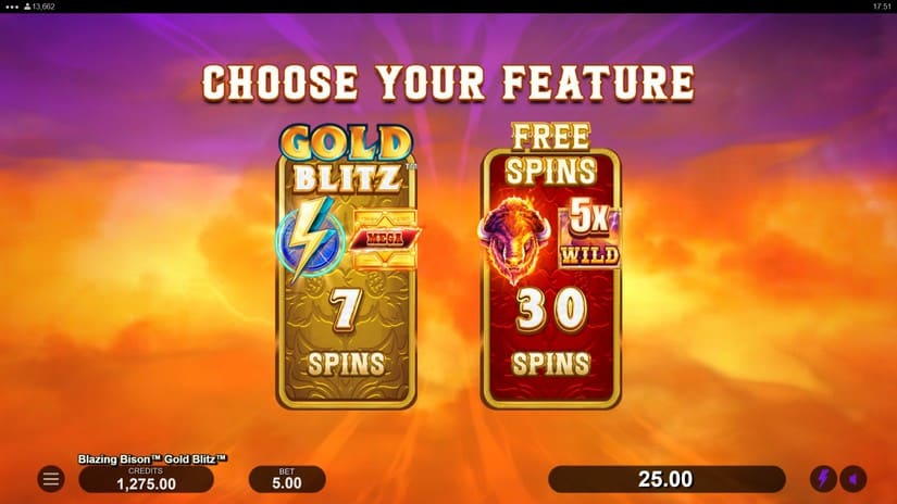 Blazing Bison Gold Blitz slot screen 4