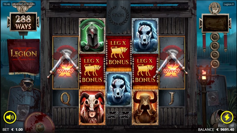 Legion X slot screen 3