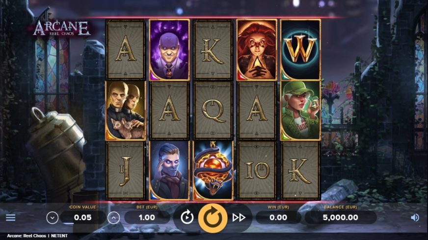 Arcane Reel Chaos slot screen 1