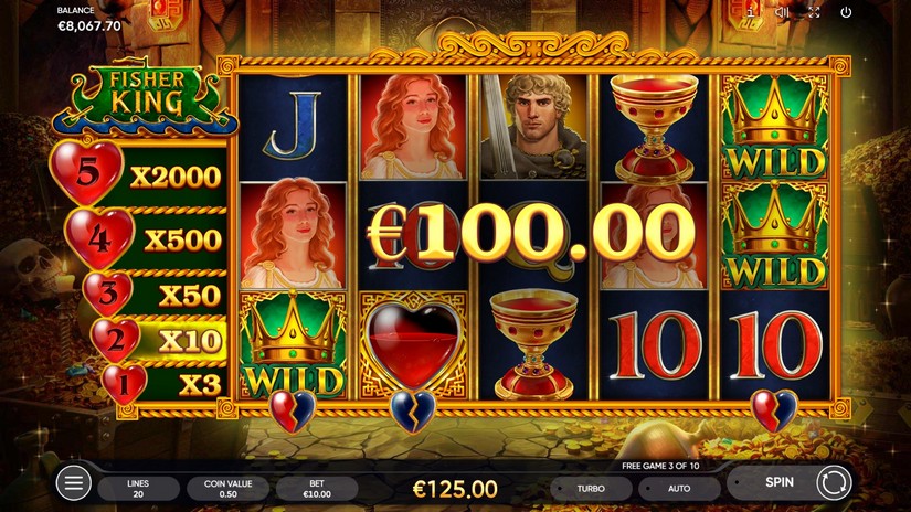 Fisher King slot screen 6