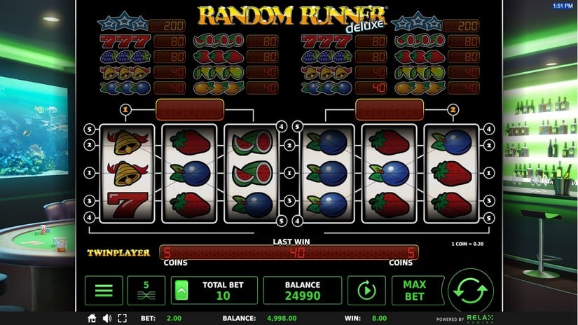 Random Runner slot screen 1