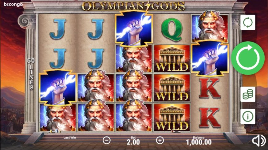 Olympian Gods slot screen 1