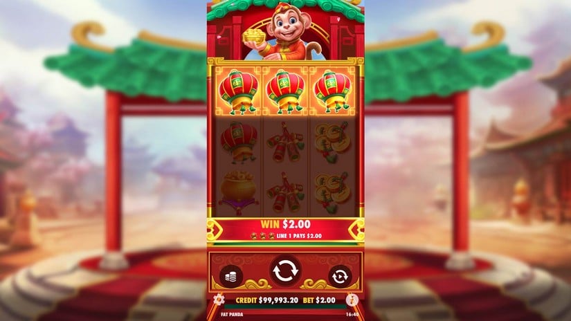 Lucky Monkey slot screen 1