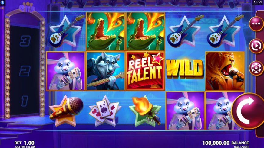 Reel Talent slot screen 1