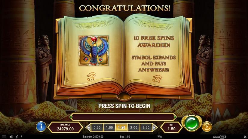 Book of Dead GO Collect slot screen 2