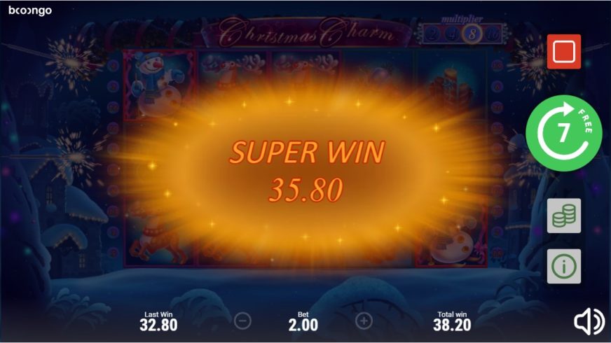 Christmas Charm slot screen 4