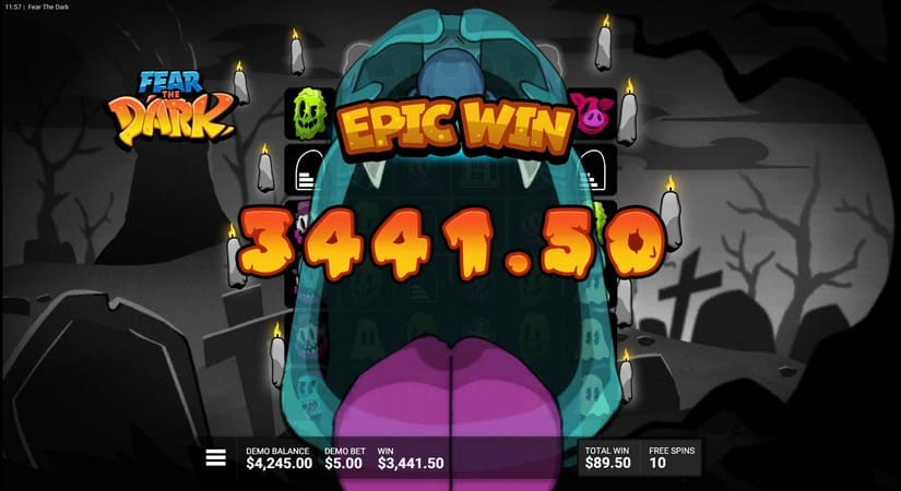 Fear the Dark slot screen 6