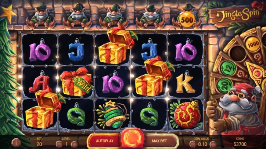 Jingle Spin slot screen 3