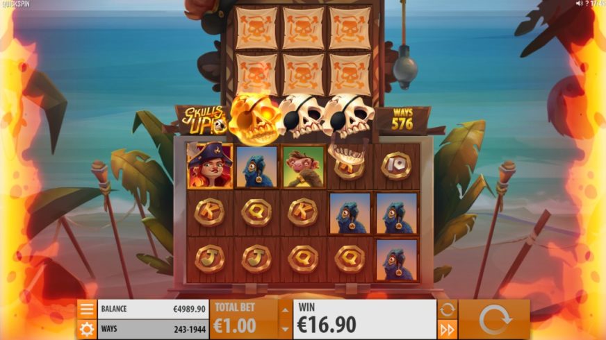 Skulls UP! slot screen 4
