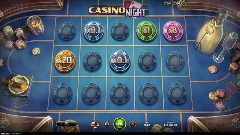 Casino Night slot screen 1