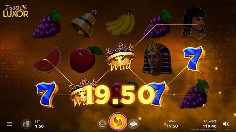 Fruits of Luxor slot screen 5