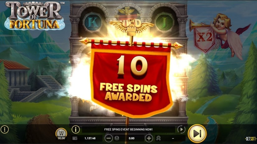 Tower of Fortuna slot screen 3