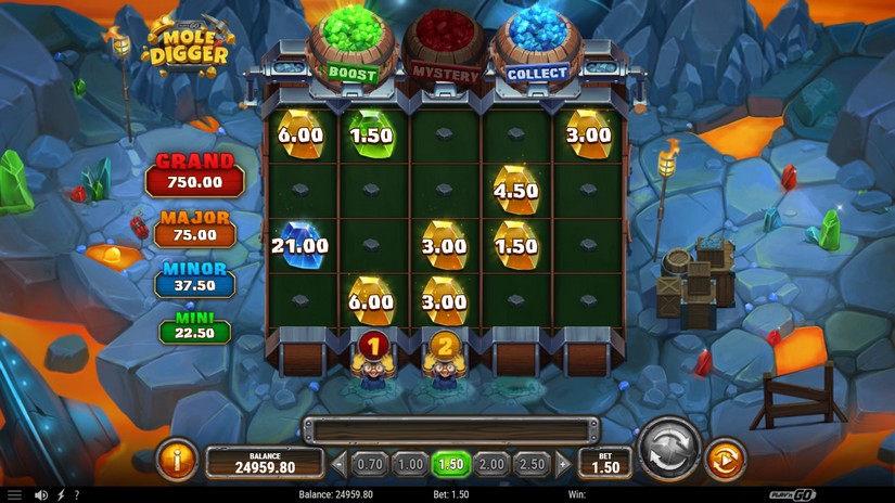 Mole Digger slot screen 5