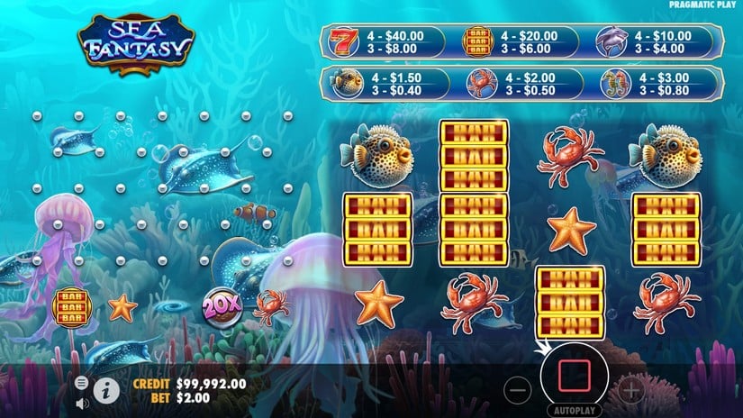 Sea Fantasy slot screen 2