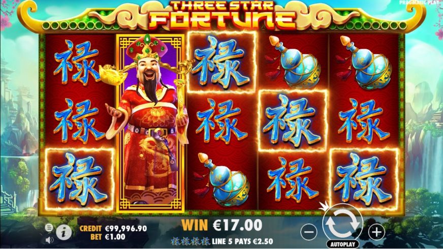 Three Star Fortune slot screen 2