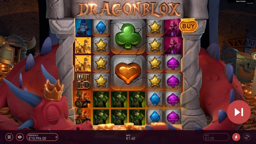 Dragonblox Gigablox slot screen 2
