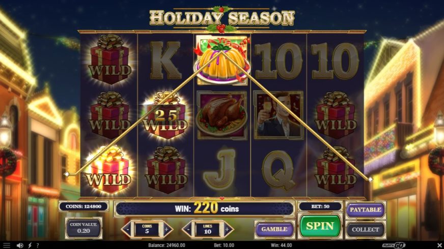 Holiday Season slot screen 3