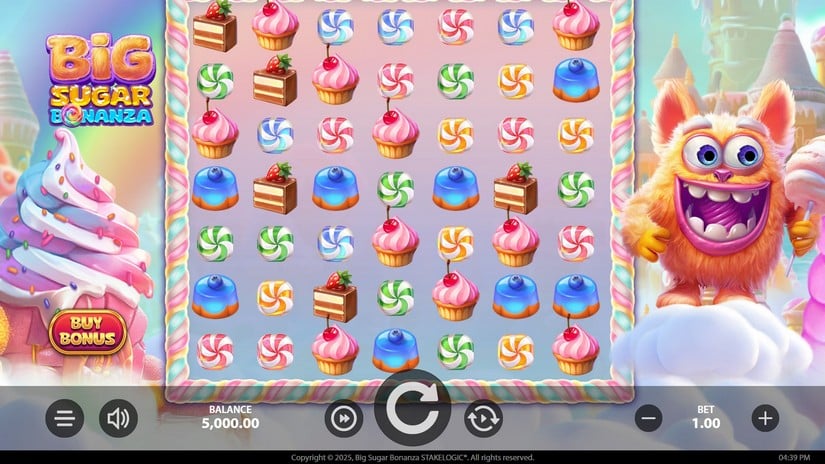 Big Sugar Bonanza Xmas slot screen 1