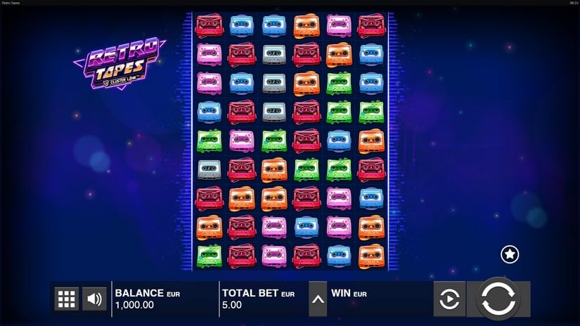 Retro Tapes slot screen 1