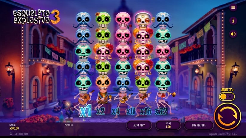 Esqueleto Explosivo 3 slot screen 1