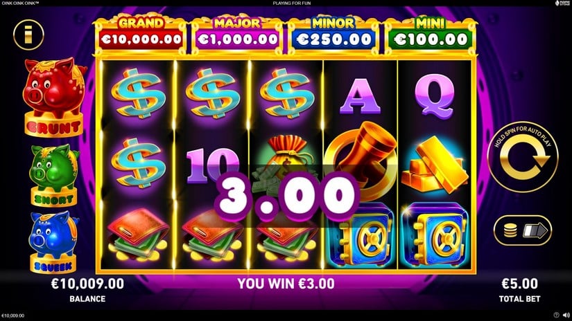 Oink Oink Oink slot screen 3