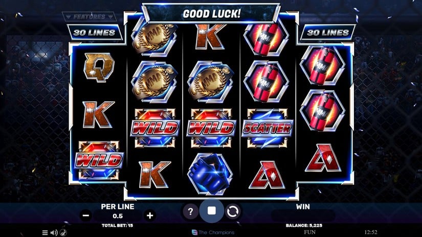 MMA Champions slot screen 3